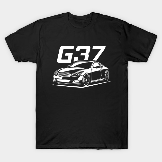 Racing JDM G37 Coupe T-Shirt by GoldenTuners